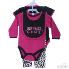 BG18-G: Girl 4 Piece Set (NB-6 Months)